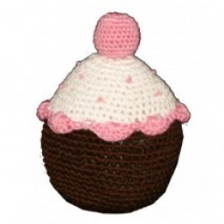 CUPCAKE ROSE EN CROCHET ORGANIC