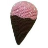 JOUET GLACE ROSE EN CROCHET ORGANIC