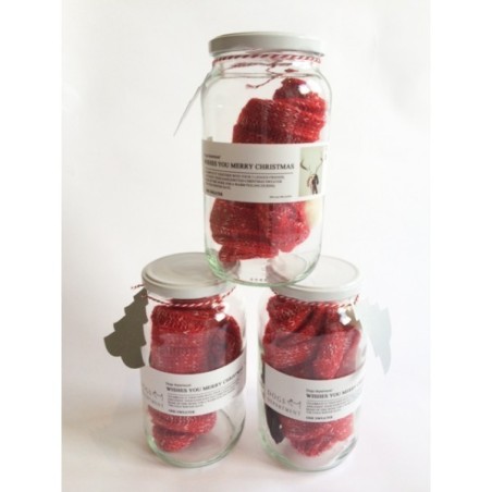 Pull à capuche en laine – Rouge