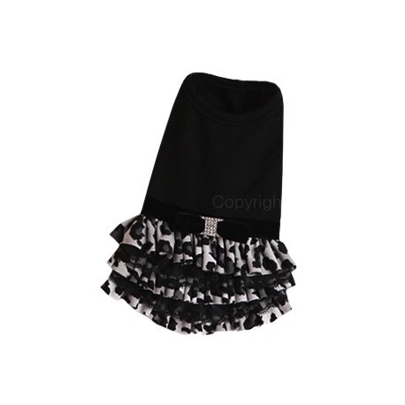 Robe Love Leopard – Noire
