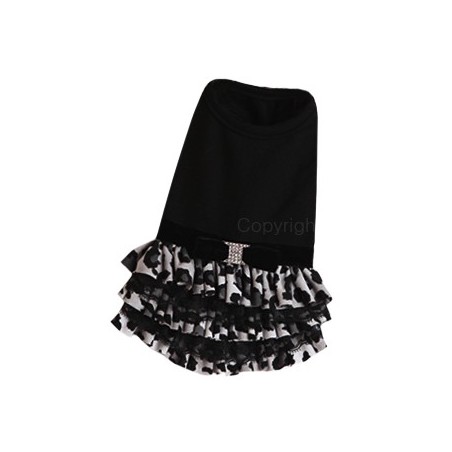 Robe Love Leopard – Noire