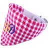 Collier Bandana Damier – Rouge