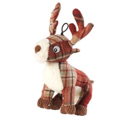 JOUET CERF TWEED ROUGE HOUSE OF PAWS