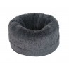 Panier Fluffy Ball gris anthracite