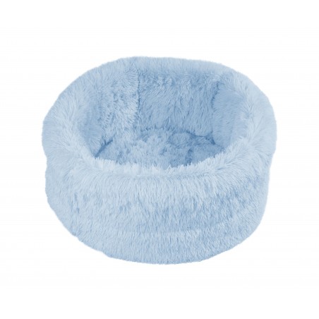 Panier Fluffy Ovale bleu