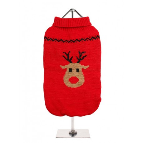 Pull Rudolph rouge Pull Rudolph rouge