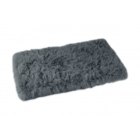Tapis Fluffy gris anthracite