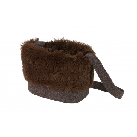 Sac de transport Fluffy marron