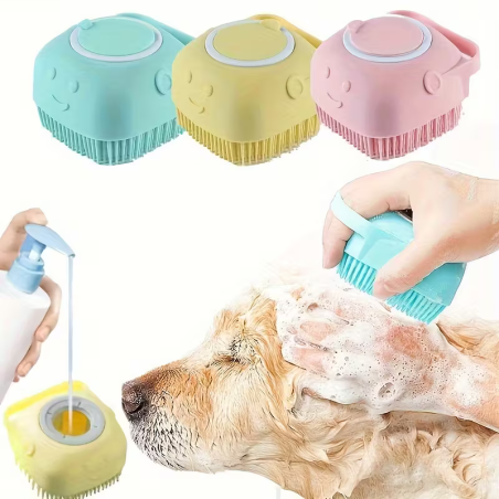 Brosse de lavage BubbleBuddy – Jaune
