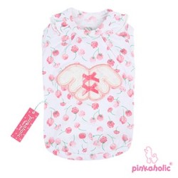 T-Shirt Rosa – Blanc fleuri