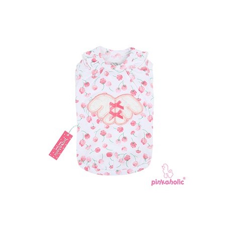 T-Shirt Rosa – Blanc fleuri T-Shirt Rosa – Blanc fleuri