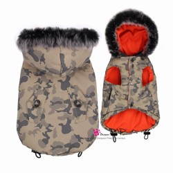 Manteau camouflage – Beige