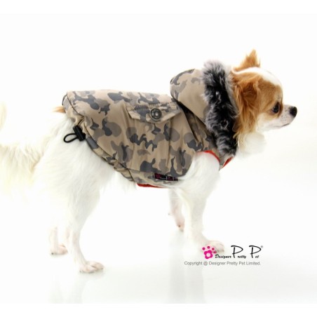 Manteau camouflage – Beige