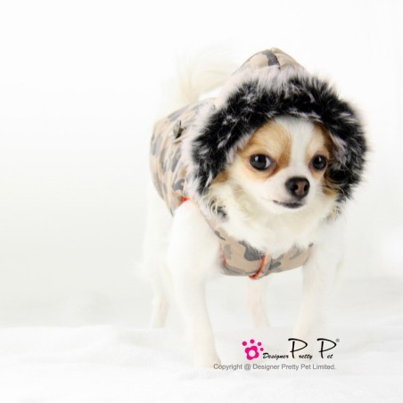 Camouflage Jas – Beige