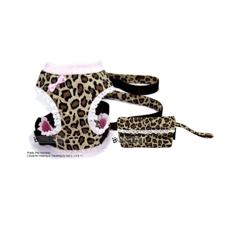 Luipaard Harnas – Roze