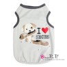 Tanktop "I Love Shoes" – Grijs