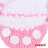 Chaussettes Polka blanches et roses